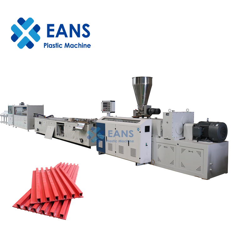 WPC fluted panel production line