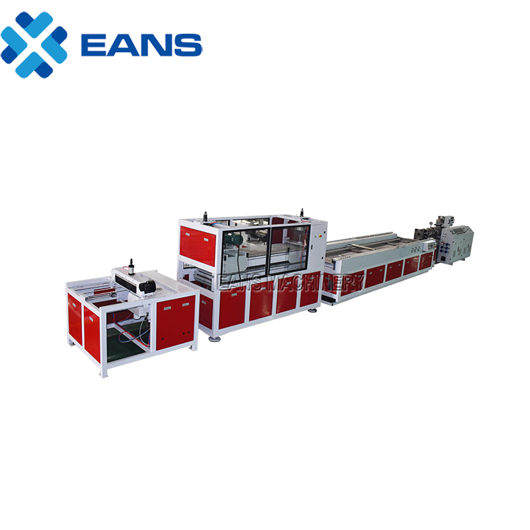 Interior WPC Fluted Wall Panel Extrusion Making Machine