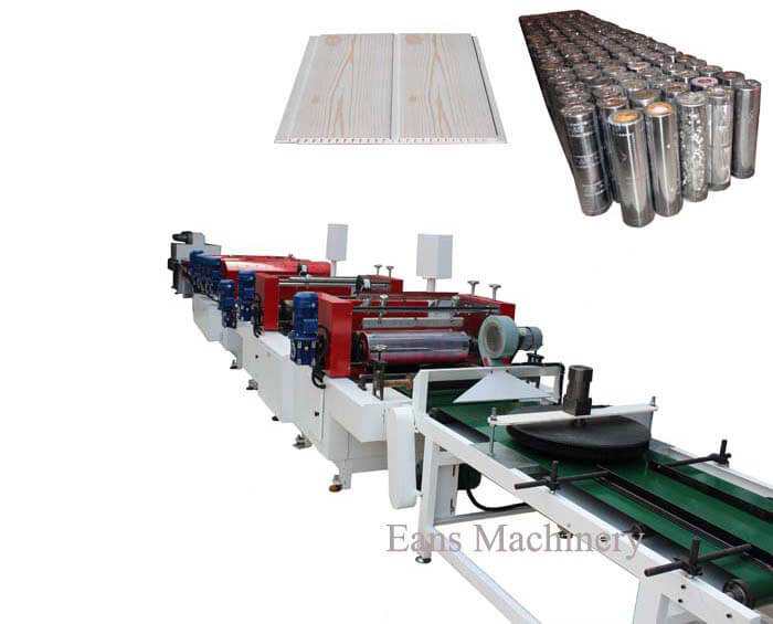 Printing machine for PVC ceiling panel