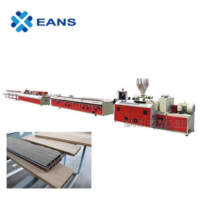 PE/WPC Outdoor Profile Decking Production Line